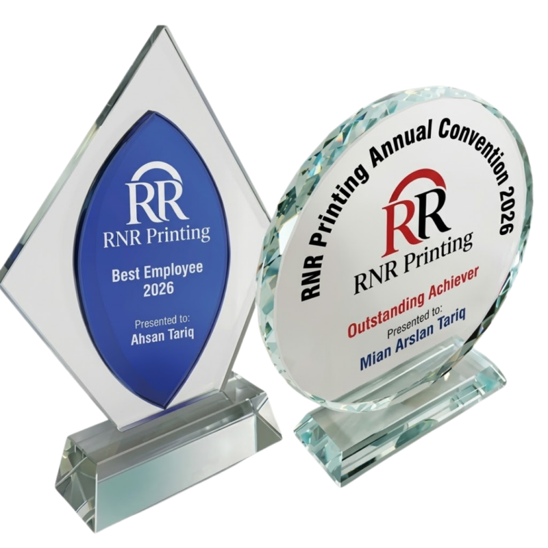 Premium Acrylic & Glass Award Shields – Bespoke Corporate Recognition