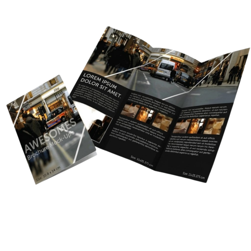Professional Tri-Fold Brochures – Premium Full-Colour Marketing Prints