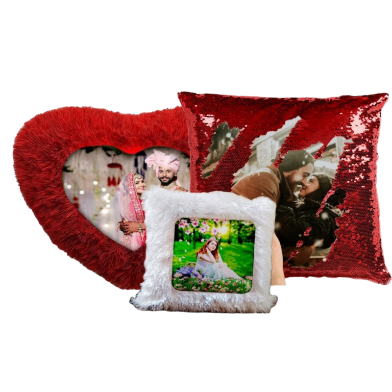 Personalised Photo Cushions & Magic Sequin Pillows – Custom Decorative Home Gifts
